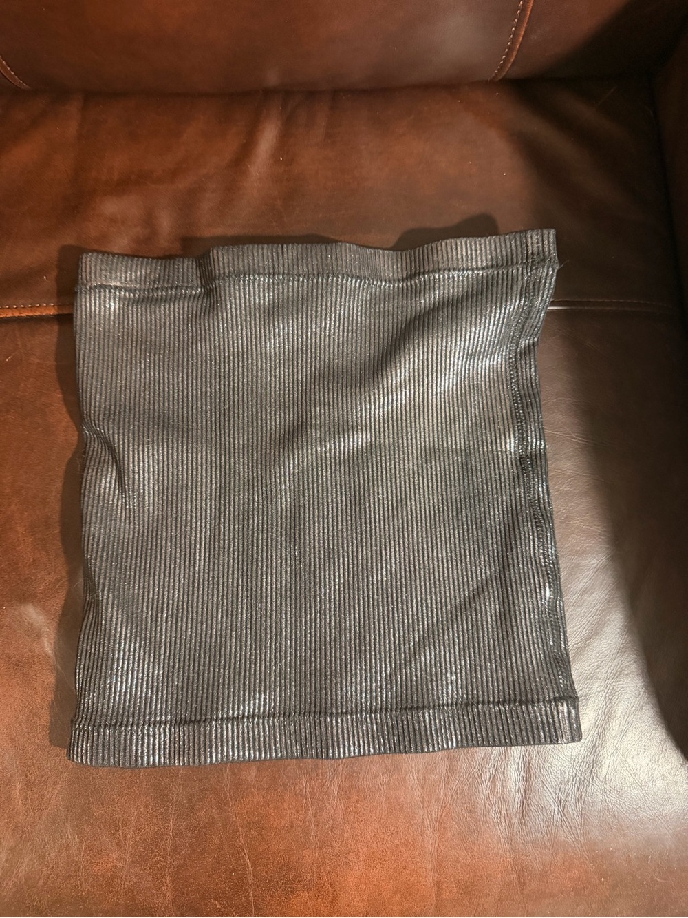 Free People Black Ribbed Tube Top